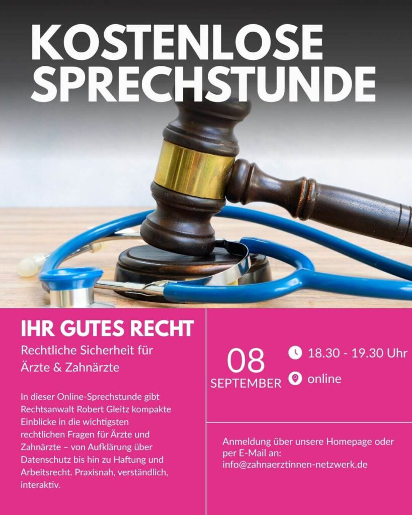 Sprechstunde Ihr gutes Recht